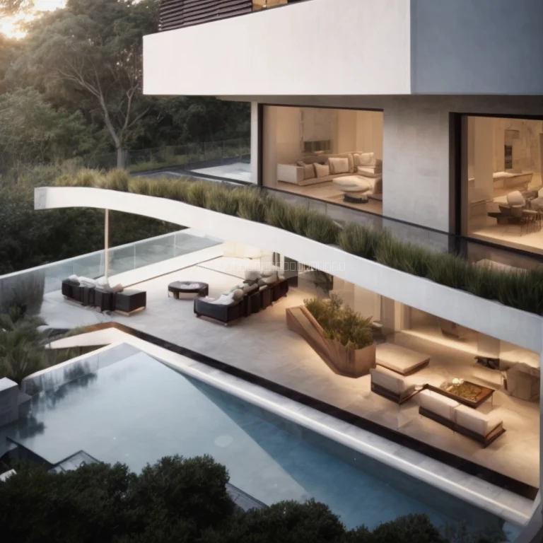 Luxurious residence interior at Marina Bay Sands